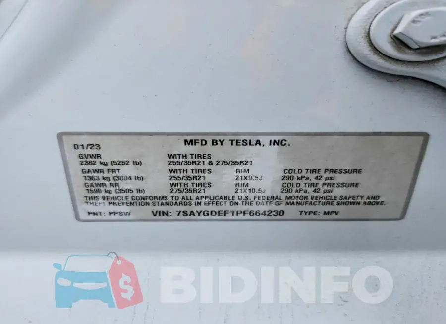 7SAYGDEF1PF664230 Photo# 14