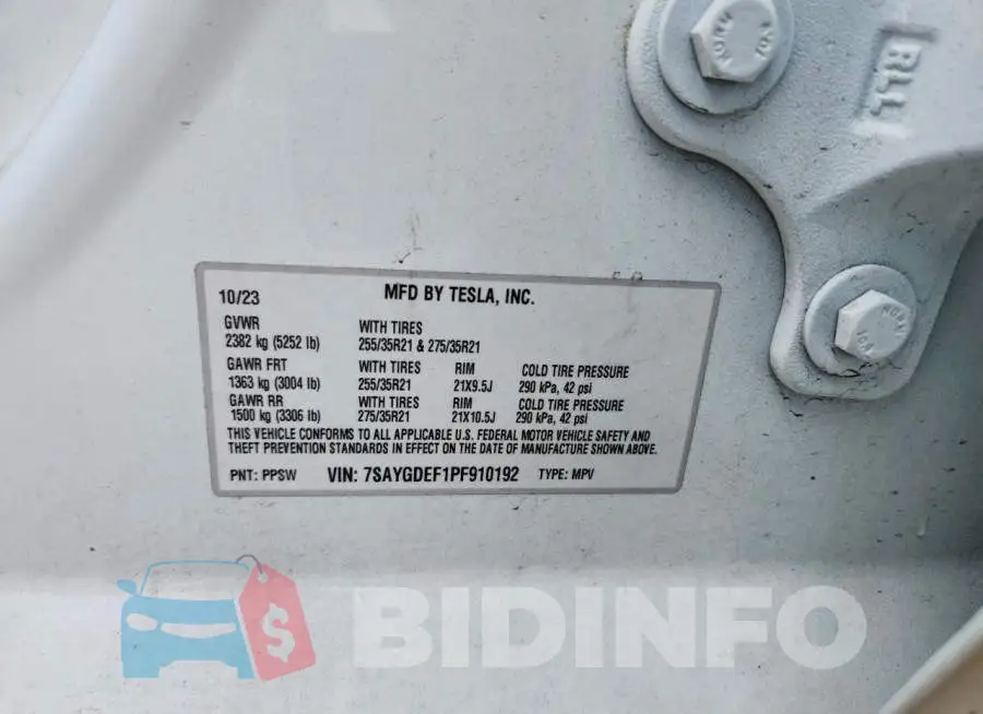 7SAYGDEF1PF910192 Photo# 12