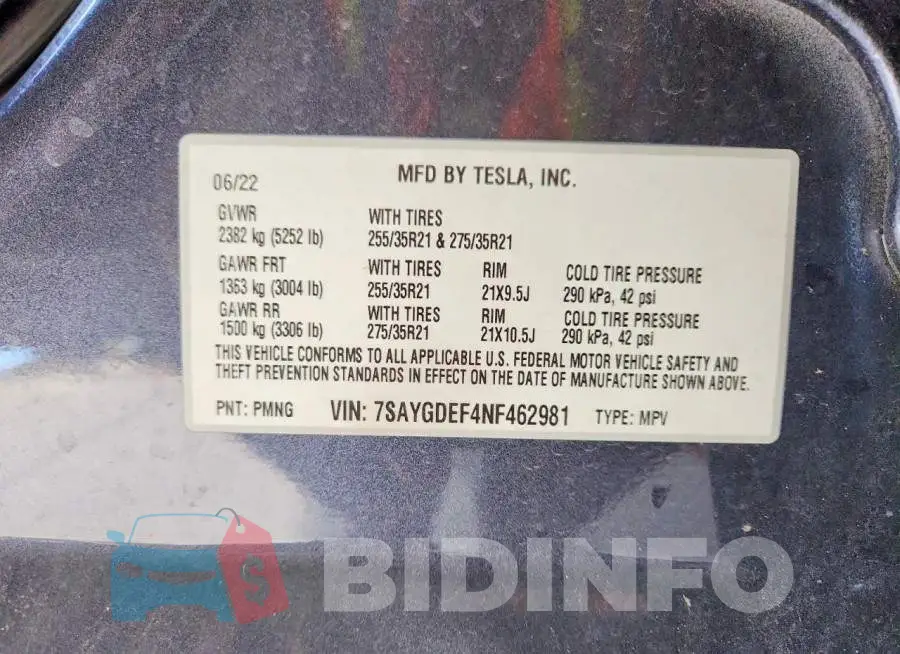 7SAYGDEF4NF462981 Photo# 12