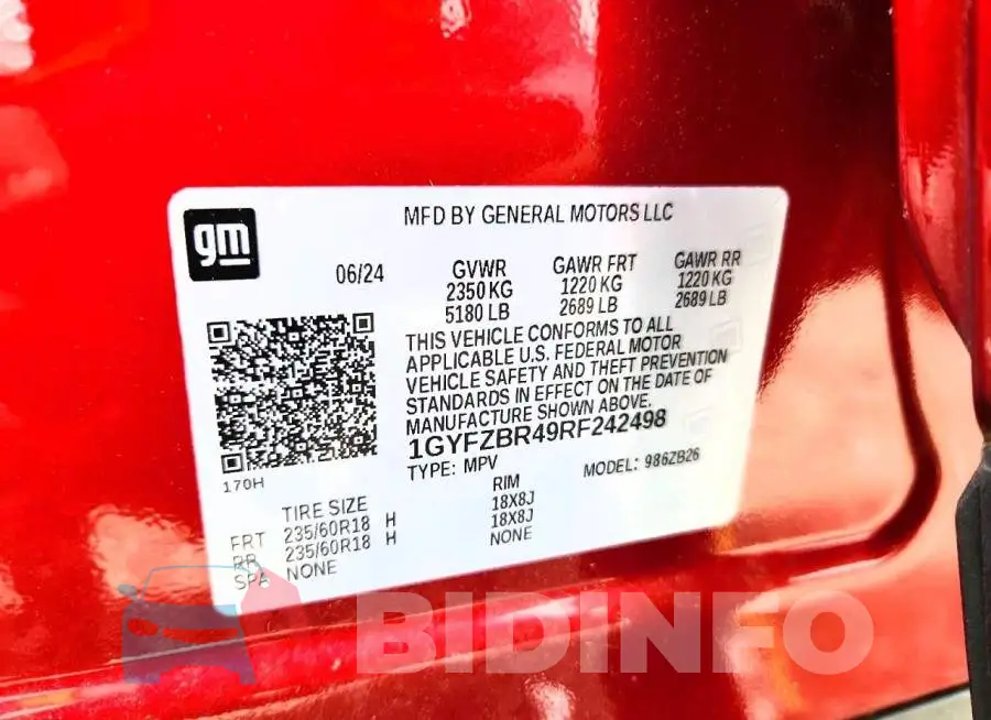 1GYFZBR49RF242498 Photo# 13