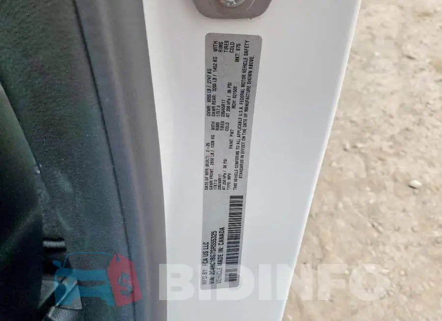 2C4RC1BG7SR555325 Photo# 13