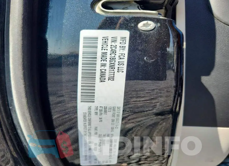 2C4RC1BGXNR177702 Photo# 14