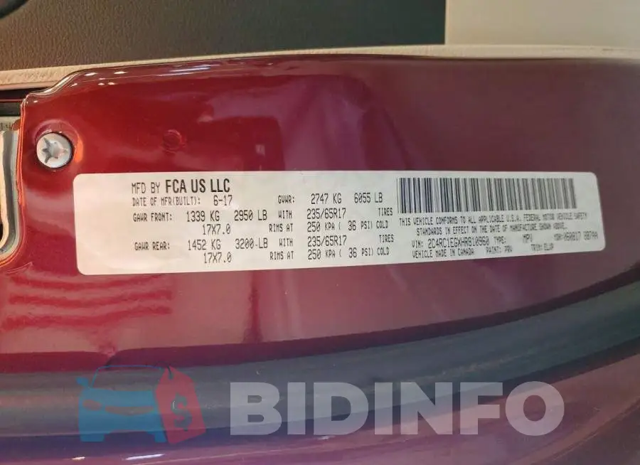 2C4RC1EGXHR810960 Photo# 13