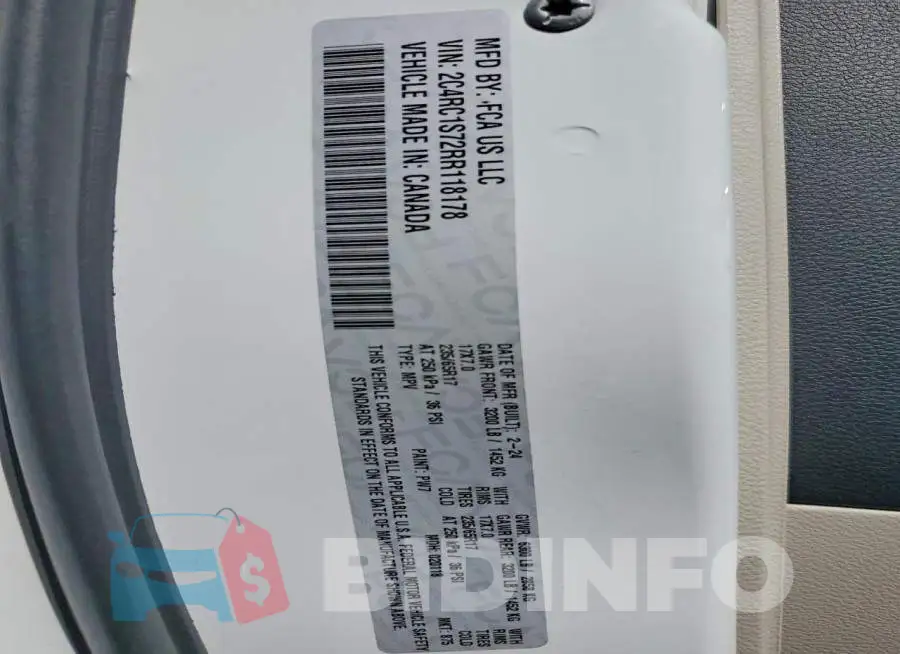 2C4RC1S72RR118178 Photo# 13