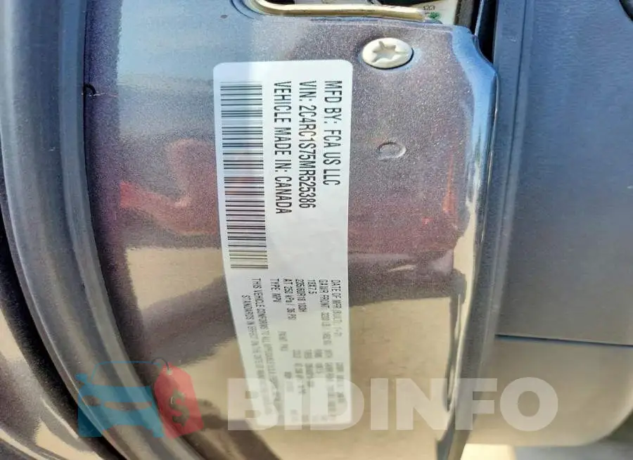 2C4RC1S75MR525386 Photo# 13