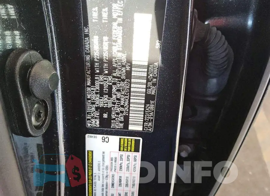 2T2AZMAA3LC178273 Photo# 13