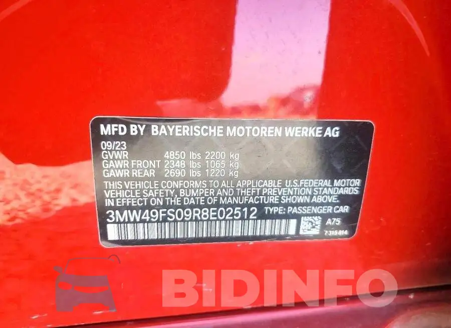 3MW49FS09R8E02512 Photo# 12