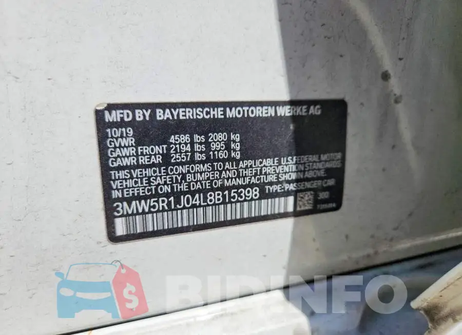 3MW5R1J04L8B15398 Photo# 13