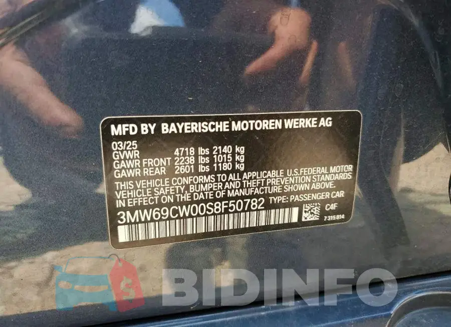 3MW69CW00S8F50782 Photo# 12