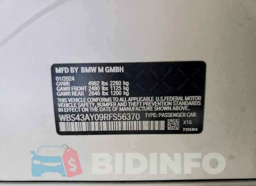 WBS43AY09RFS56370 Photo# 12