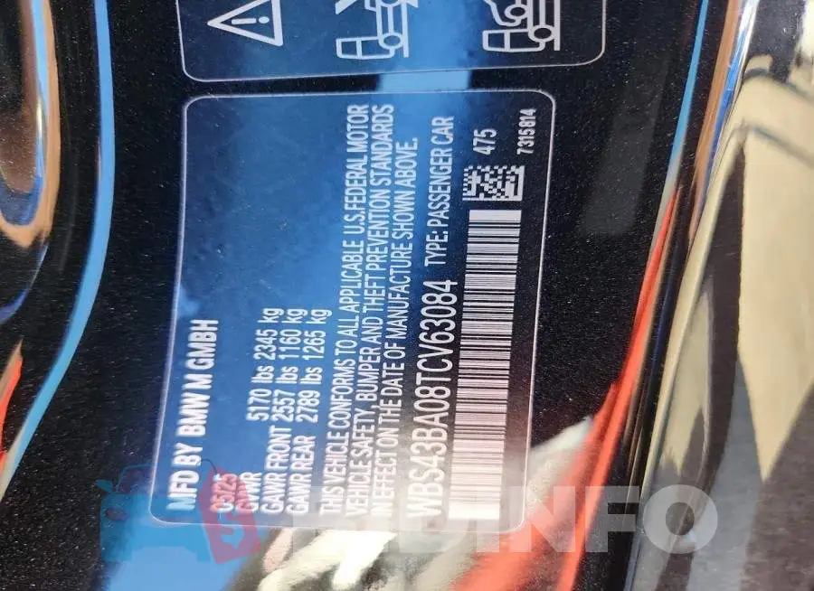WBS43BA08TCV63084 Photo# 12