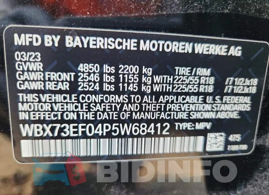 WBX73EF04P5W68412 Photo# 13