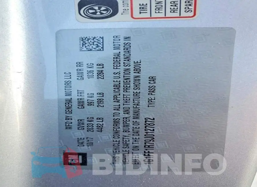 1G1FF1R79J0127872 Photo# 12