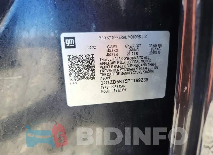 1G1ZD5ST5PF199238 Photo# 13