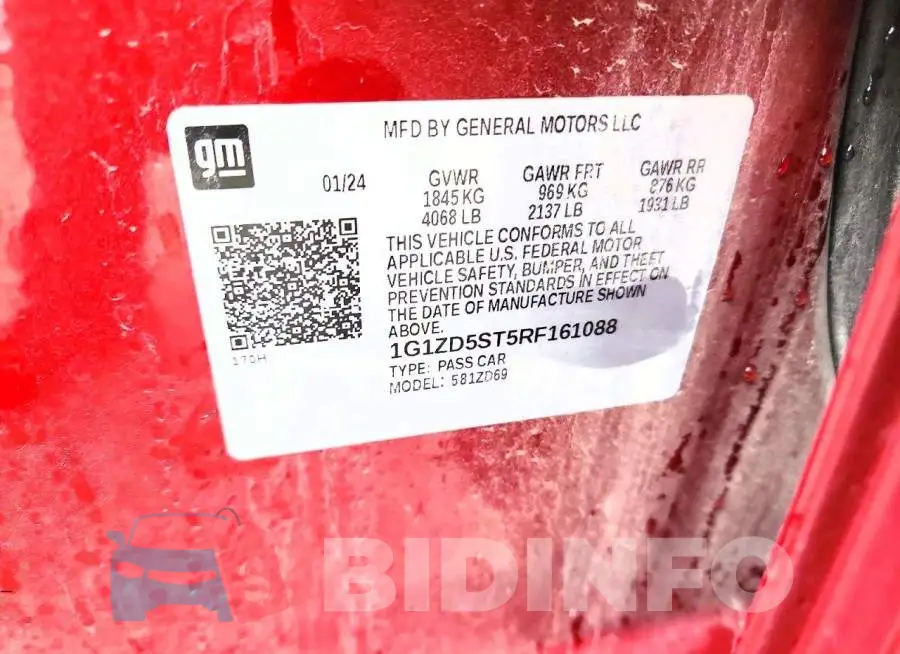 1G1ZD5ST5RF161088 Photo# 12