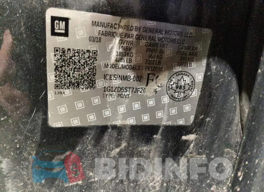 1G1ZD5ST7JF203636 Photo# 12