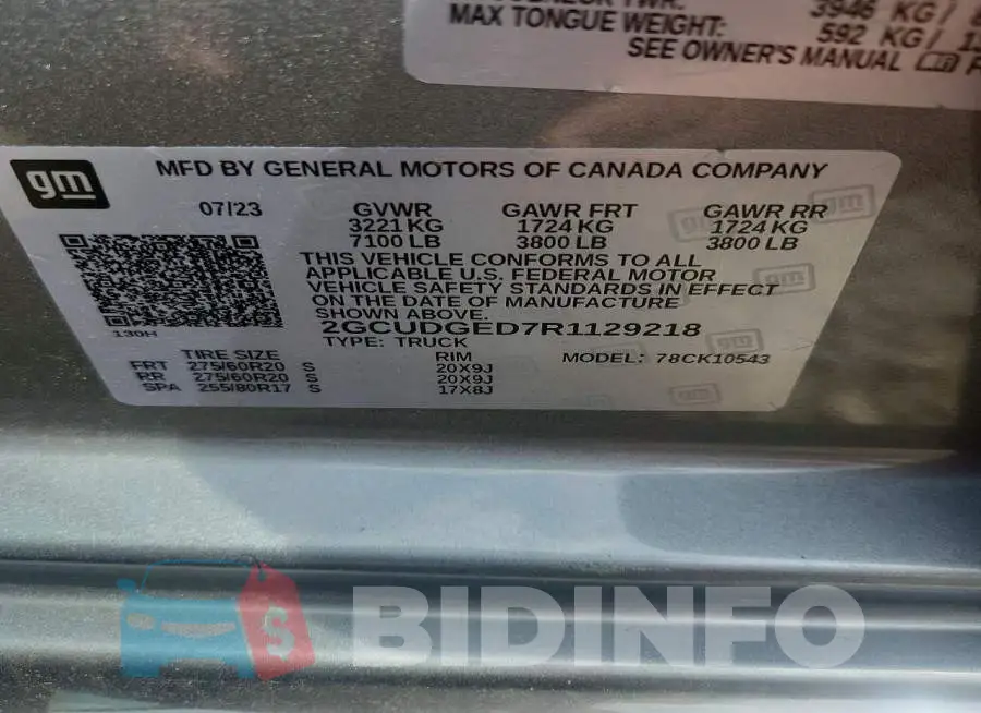 2GCUDGED7R1129218 Photo# 12