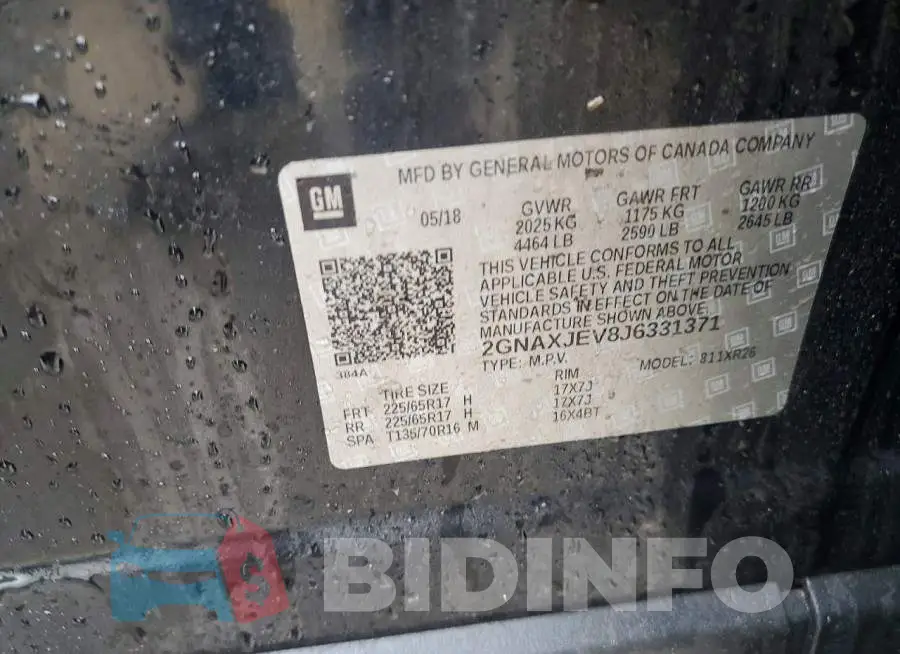 2GNAXJEV8J6331371 Photo# 13