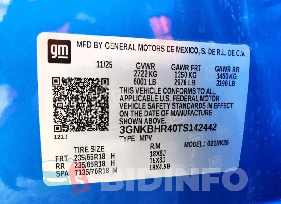 3GNKBHR40TS142442 Photo# 13