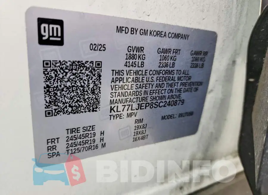 KL77LJEP8SC240879 Photo# 13