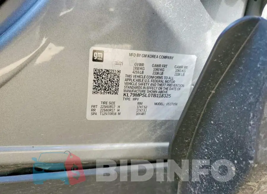 KL79MPSL0TB118325 Photo# 14