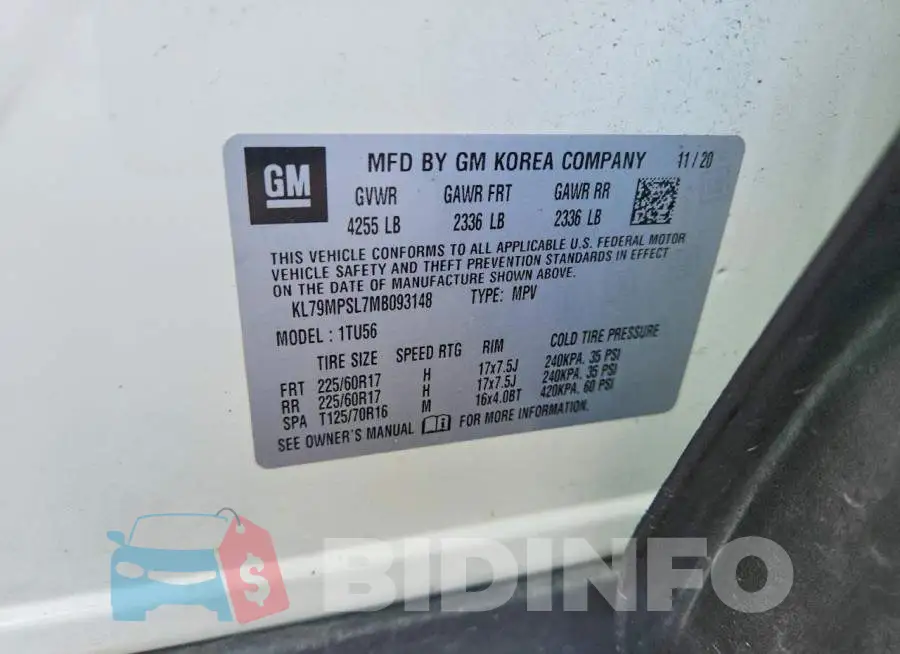 KL79MPSL7MB093148 Photo# 13