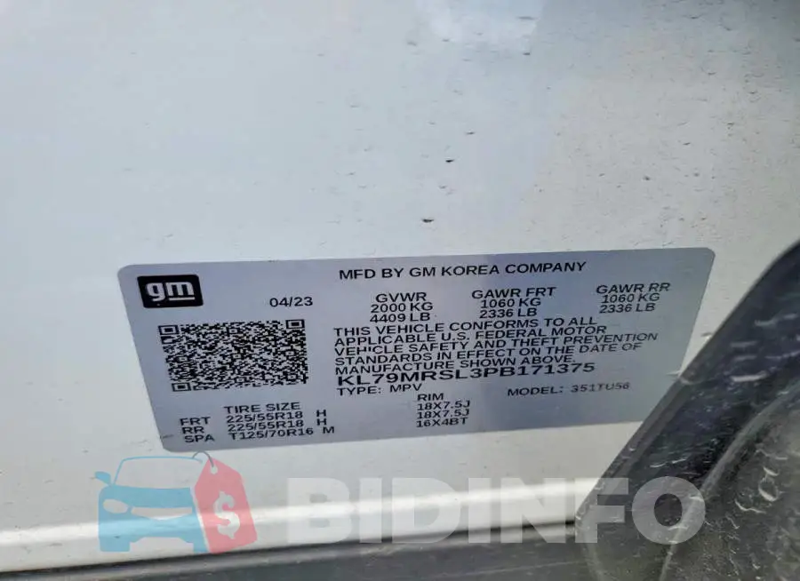 KL79MRSL3PB171375 Photo# 13