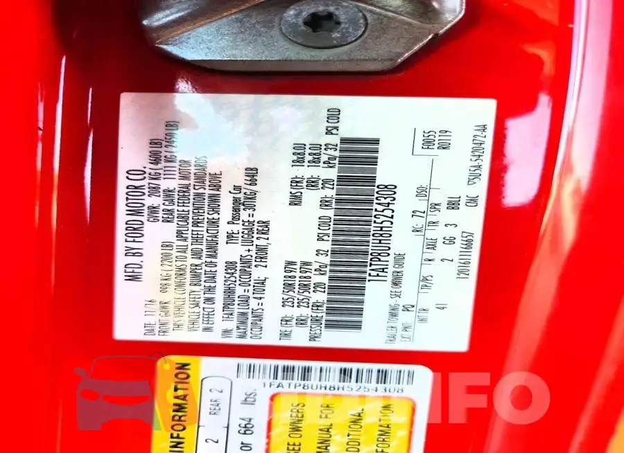 1FATP8UH8H5254308 Photo# 13