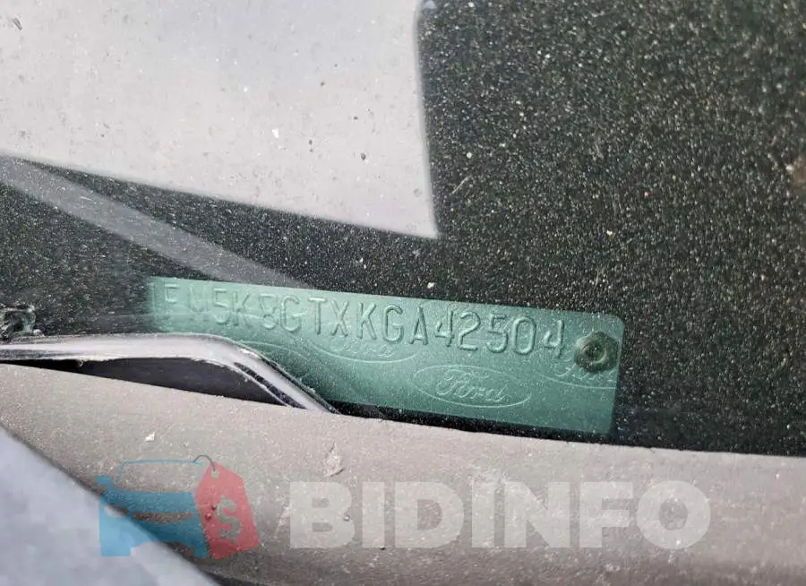 1FM5K8GTXKGA42504 Photo# 12