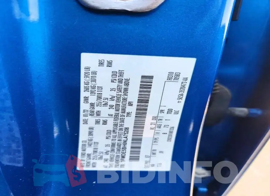 1FMDE5BH6NLA75208 Photo# 13