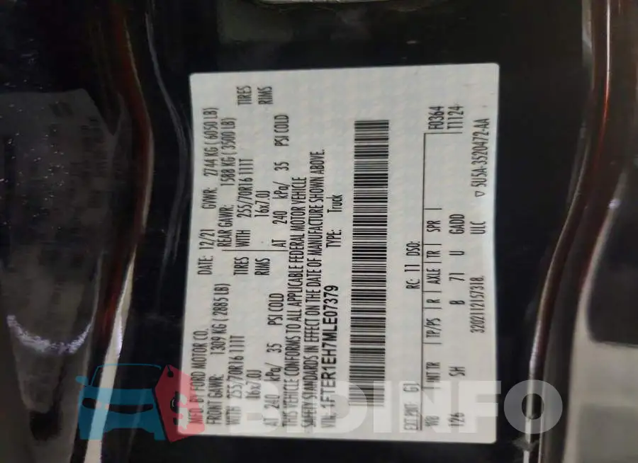 1FTER1EH7MLE07379 Photo# 12