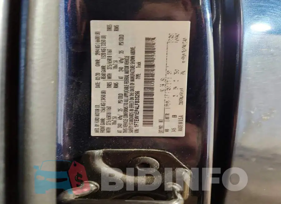1FTEW1EP4LFB35256 Photo# 13