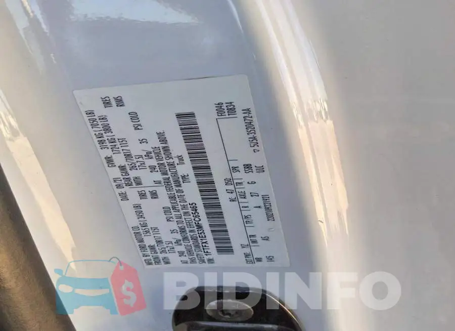 1FTFX1E53MFC65465 Photo# 12