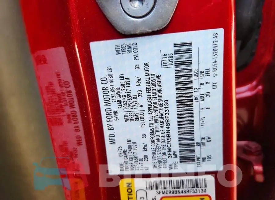 3FMCR9BN4SRF33130 Photo# 13