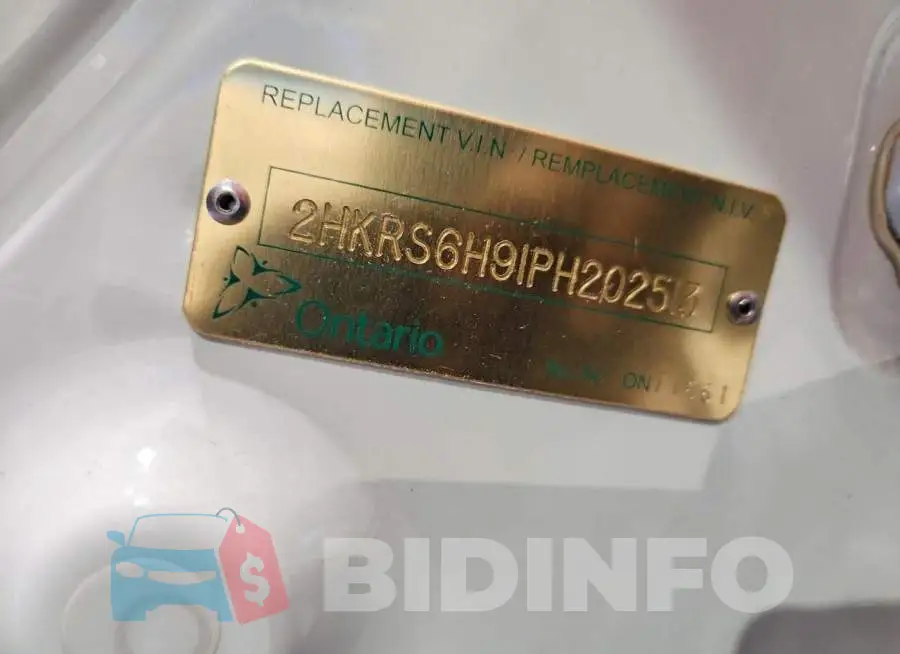 2HKRS6H91PH202513 Photo# 12