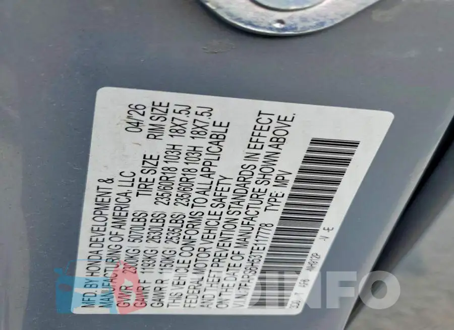 7FARS6H53TE117778 Photo# 13