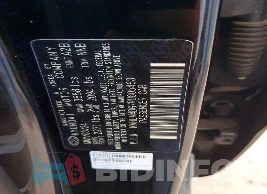 KMHLM4DG7RU805463 Photo# 12