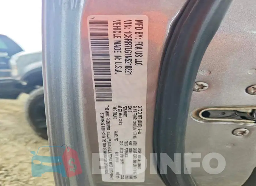 1C6RR7LG1NS210821 Photo# 12