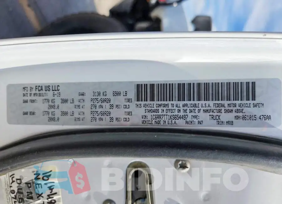 1C6RR7TT1KS654497 Photo# 12