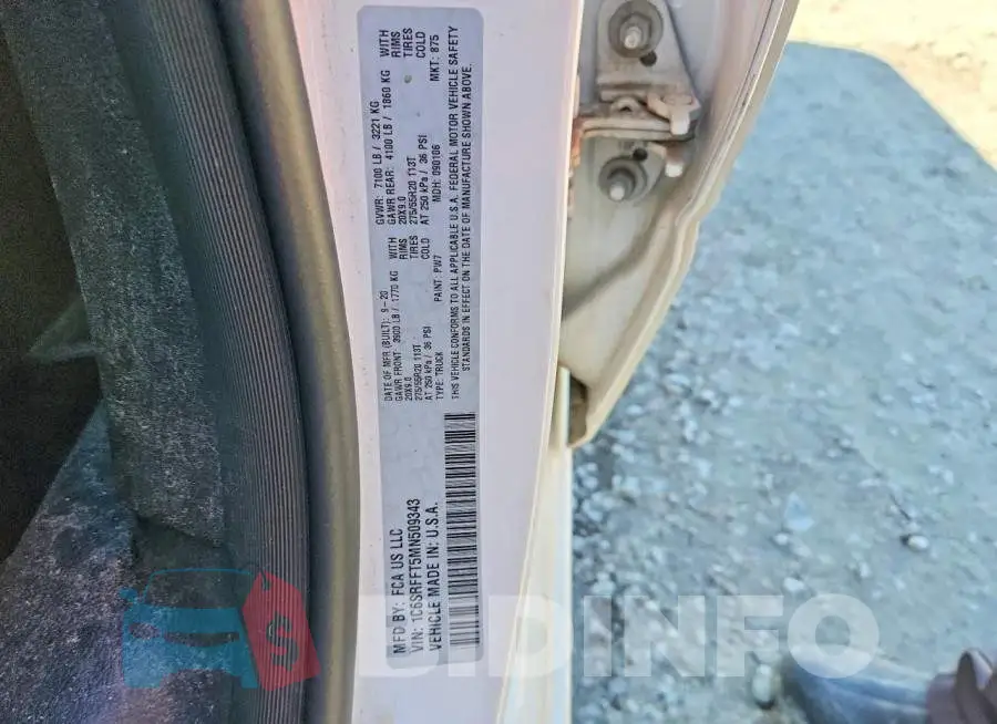 1C6SRFFT5MN509343 Photo# 12