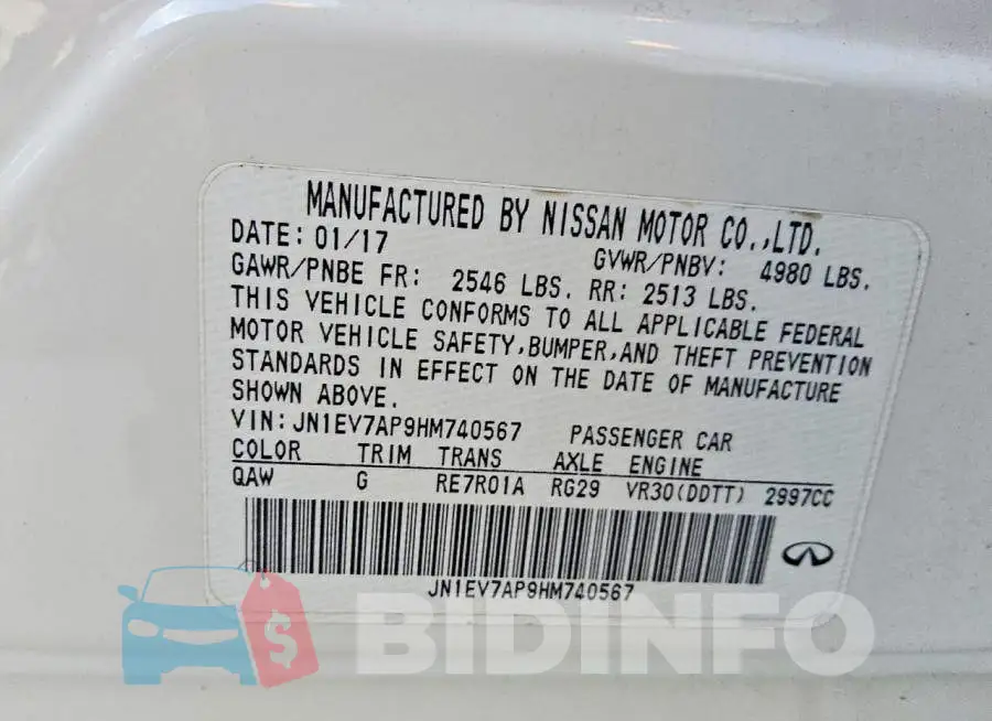 JN1EV7AP9HM740567 Photo# 12