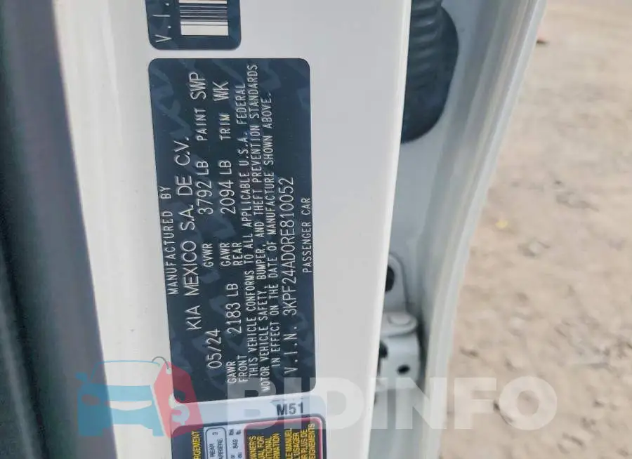 3KPF24AD0RE810052 Photo# 12
