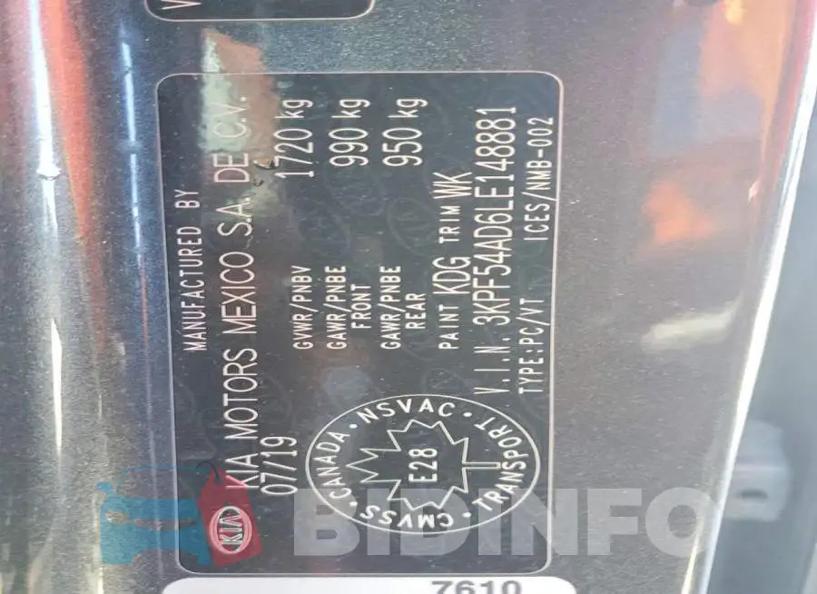 3KPF54AD6LE148881 Photo# 13