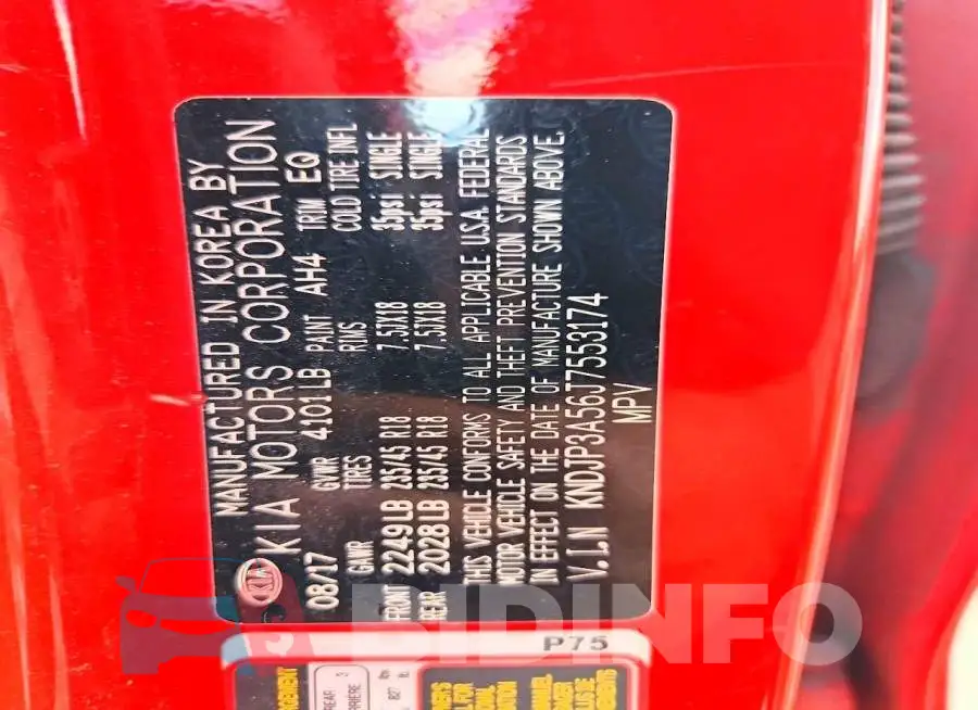 KNDJP3A56J7553174 Photo# 12