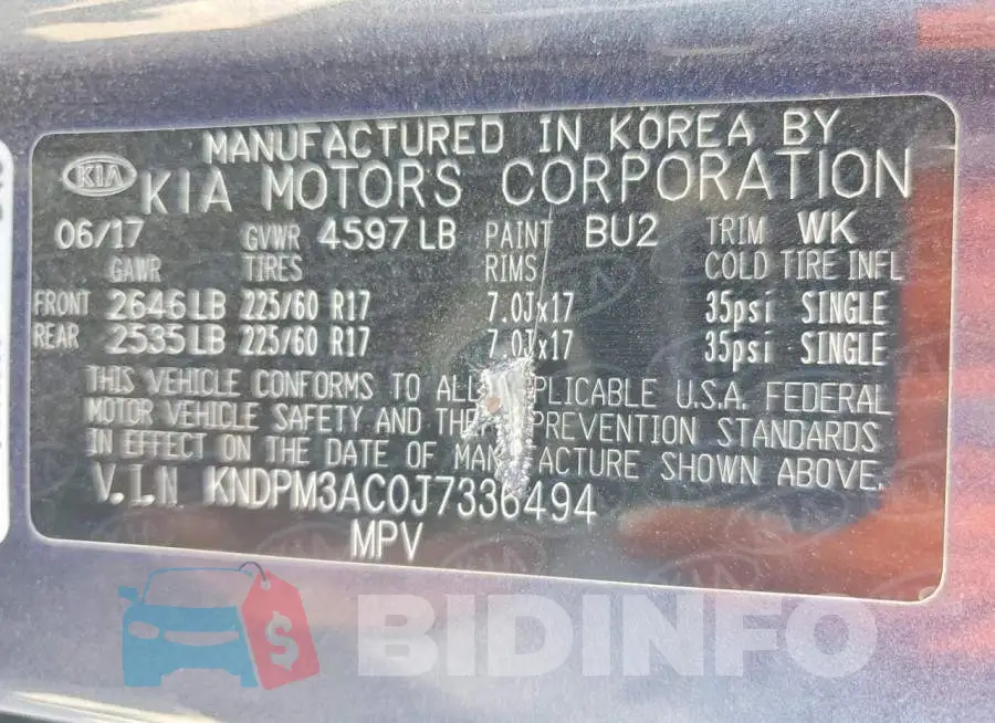 KNDPM3AC0J7336494 Photo# 13