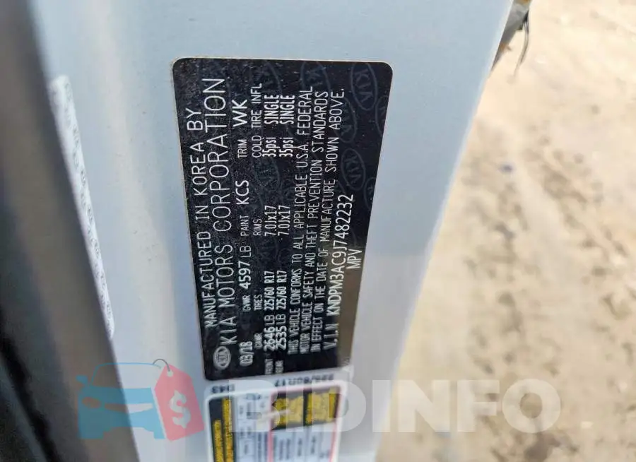 KNDPM3AC9J7482232 Photo# 14
