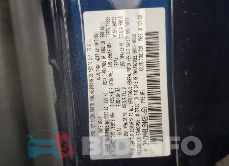 3MVDMABL6MM267891 Photo# 13