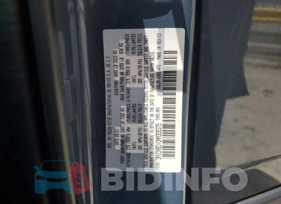 3MVDMBDY0MM306375 Photo# 13