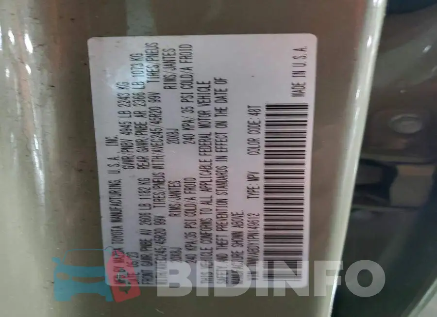 7MMVABDY1PN149612 Photo# 13