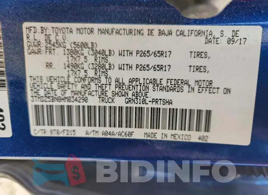 3TMDZ5BN8HM034290 Photo# 12